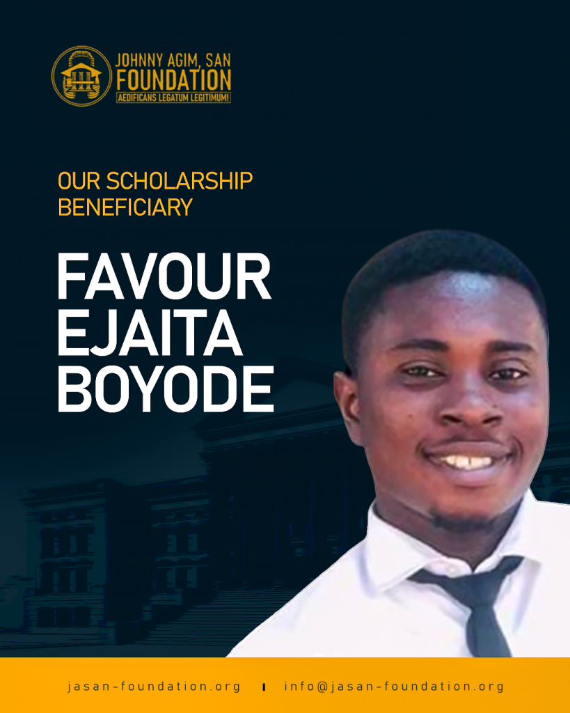 BOYEDE FAVOUR EJAITA
