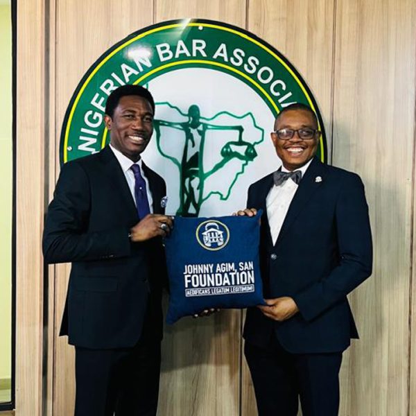 JASAN Foundation Courtesy Visit to the President, Nigerian Bar Association, Mazi Afam Josiah Osigwe, SAN