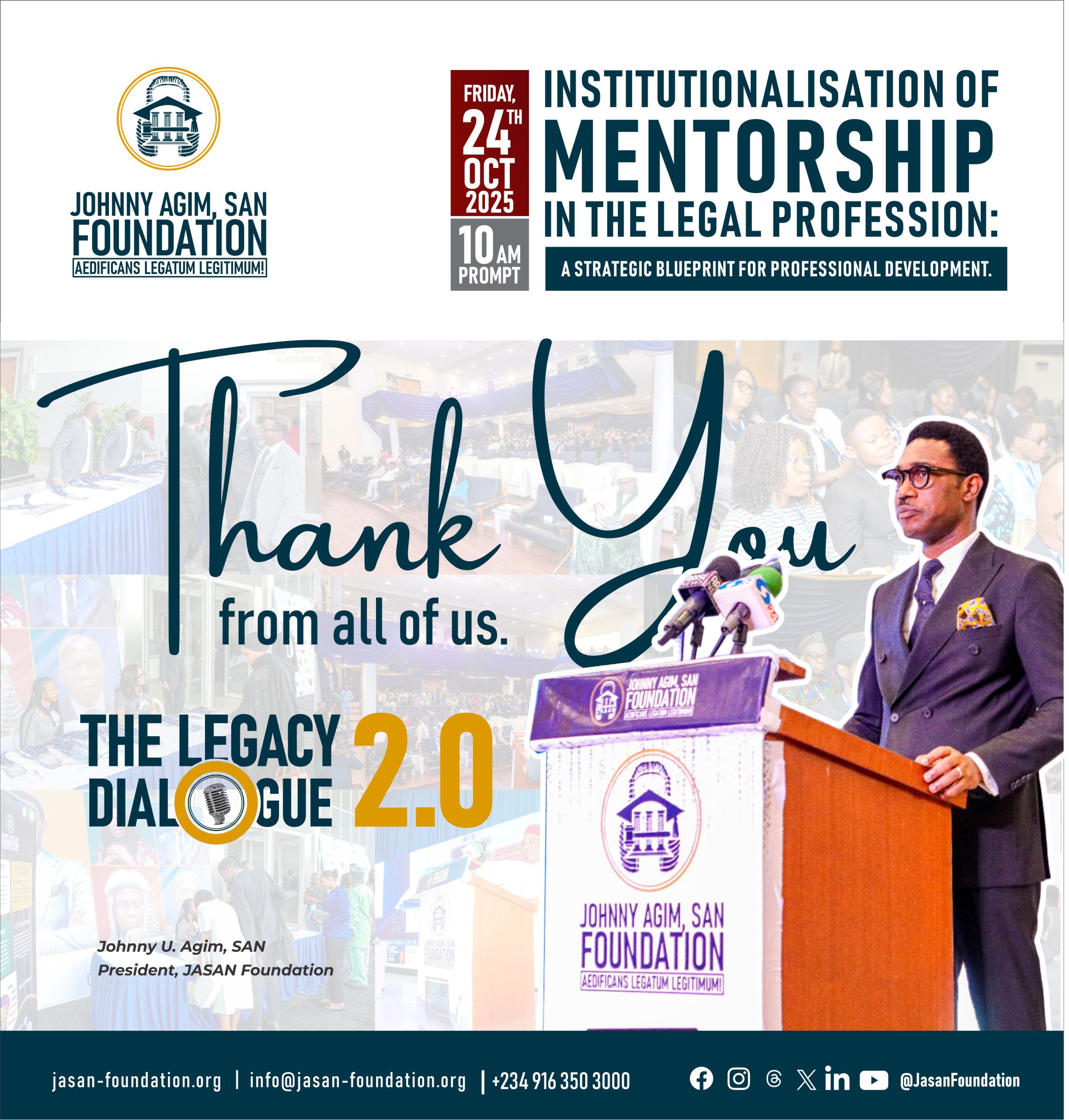 Thank you for Being Part of History & for Making #TheLegacyDialogue 2.0 Unforgettable!
